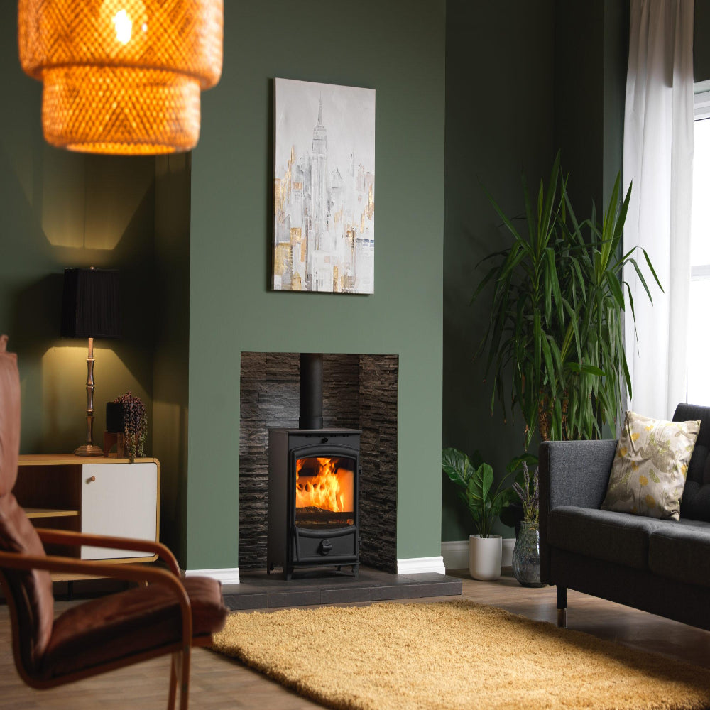 Charlton & Jenrick Fireline 5kW Wide with Curved Door