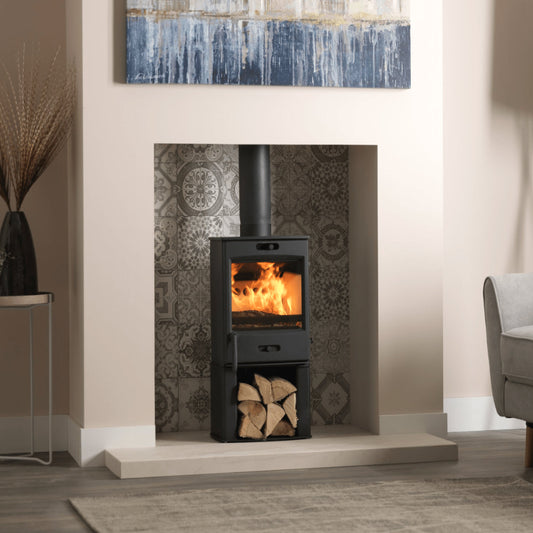 Charlton & Jenrick Fireline 5kW with Modern Door